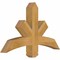 Ekena Millwork Alberta Rough Sawn Timber Gable Bracket, Western Red Cedar, 36"W x 23"H x 4"D x 4"F, 15/12 Pitch GBW036X23X0404ALB00RWR - alternate 5